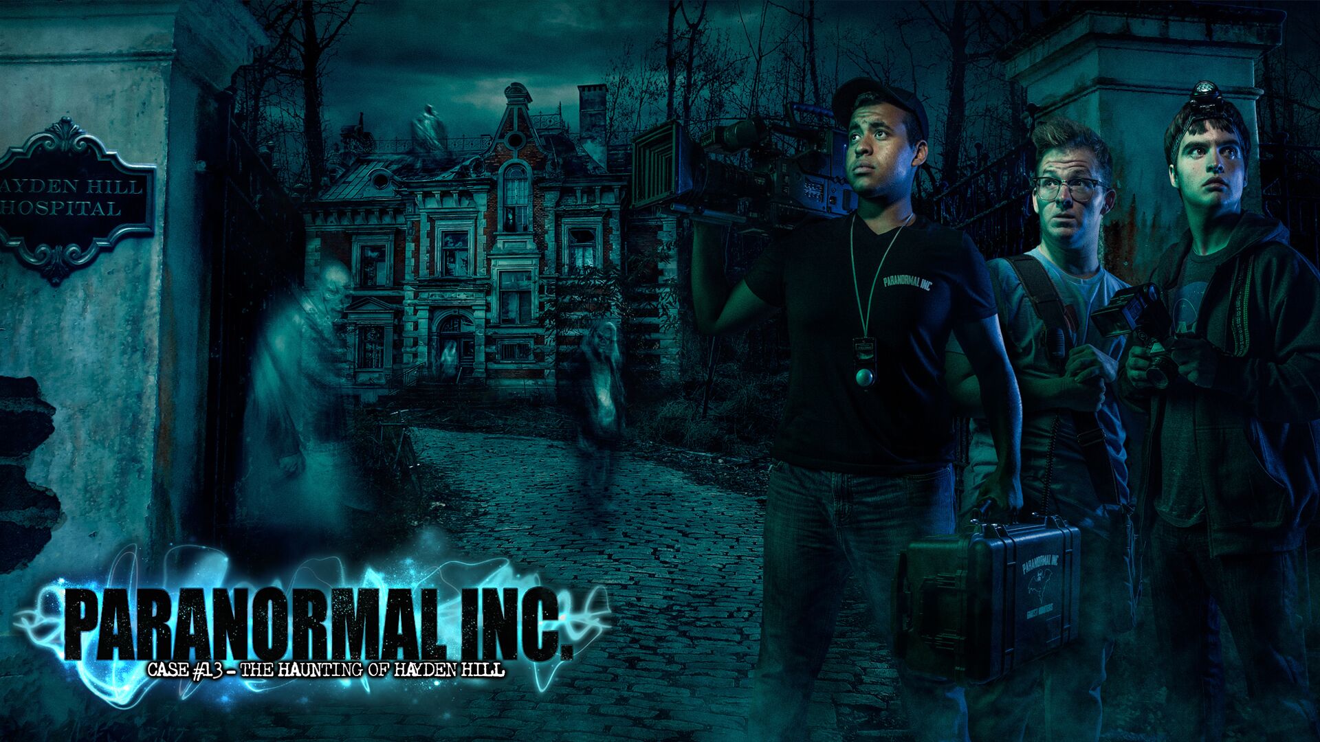 Paranormal Inc Hero with Logo Slide