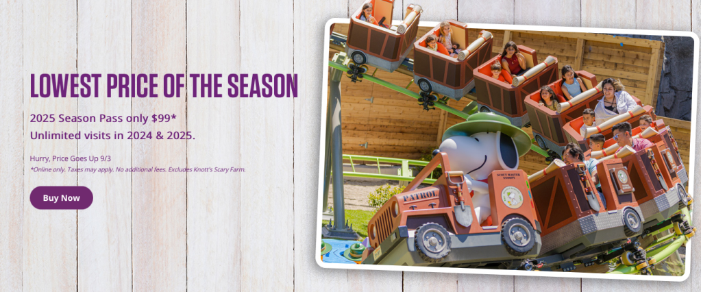 Knott Fun Unlimited Fun to Knott’s Berry Farm Starts Now andGets Bigger with ...